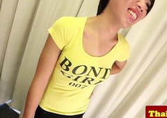 Legal age teenager thai ladyboy teasingly exclusively plays