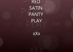 My Movie RED SATIN PANTY Portray