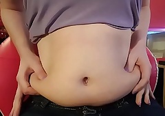 Fatgirlshome com - hd chubby girl belly play