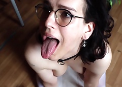 Sloppy Deepthroat Together In all directions Anal In all directions Nerdy Trans-wife Melody (free Full !)